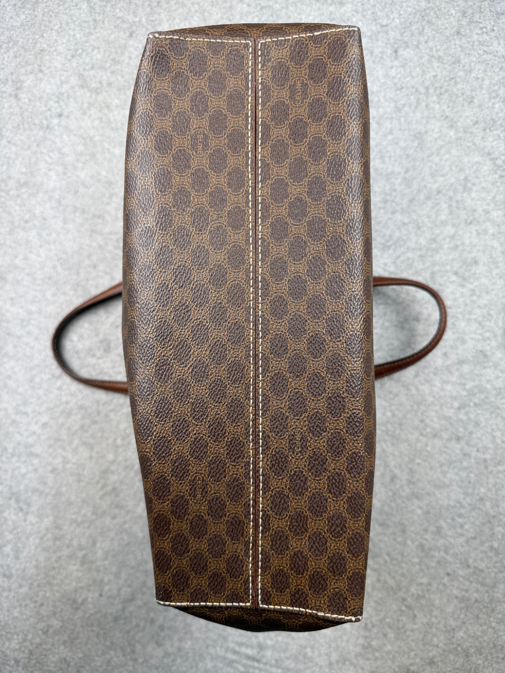 Celine Macadam Triomphe Leather Handbag