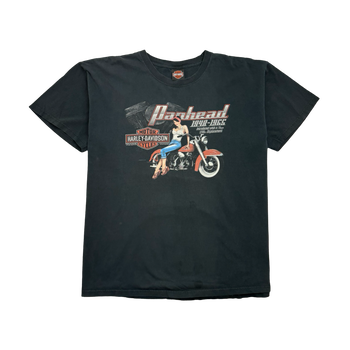 Vintage '12 Harley Davidson Of Edmonton Tee Black