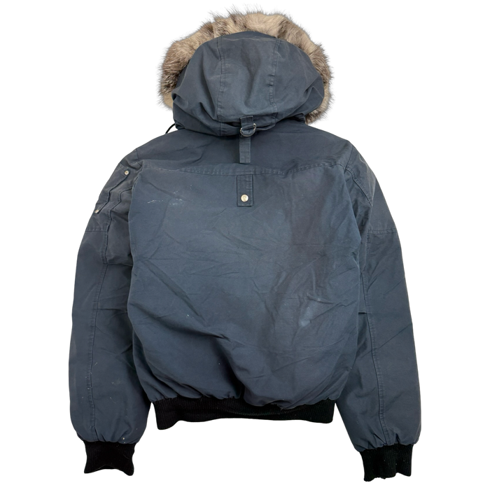 Moose Knuckles Ballistic Bomber Jacket Navy (USED) | Vitnage Clothing Store Canada