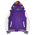 BAPE Varsity Shark Jacket Purple (USED)