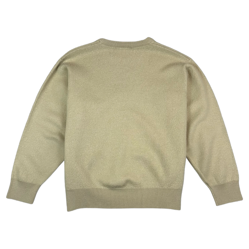 Women's Burberry Embroidered Wool Sweater Beige | Vintage Clothing Store Canada