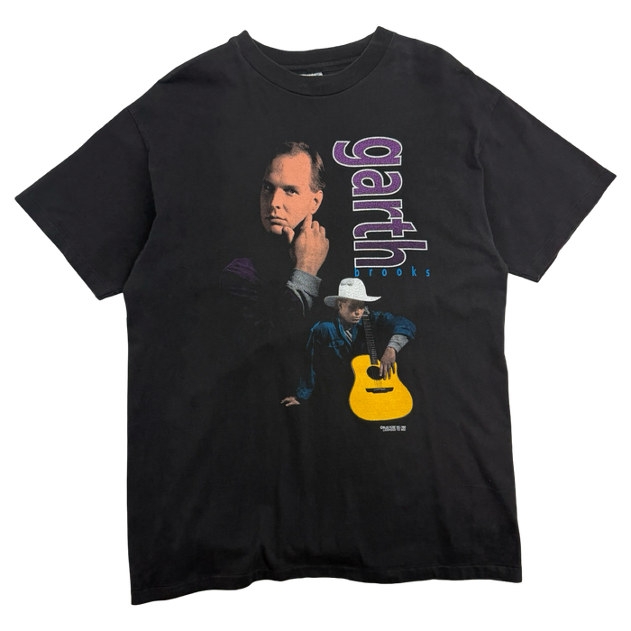 Vintage 90's Garth Brooks Tee Black | Vitnage Clothing Store Canada