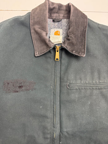 Vintage Lined Carhartt Detroit Jacket Black