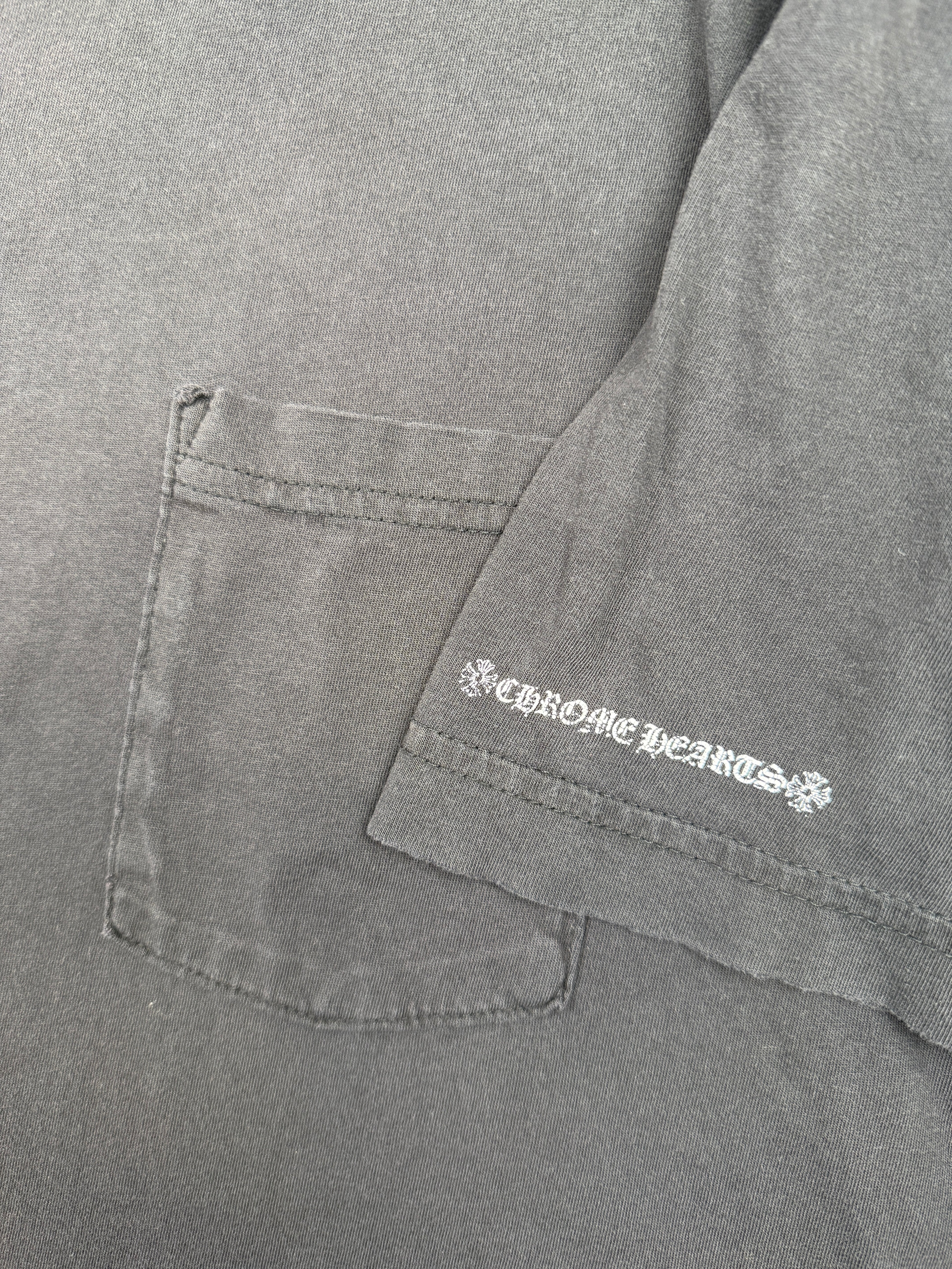 Chrome Hearts Neck Script Pocket Tee Black