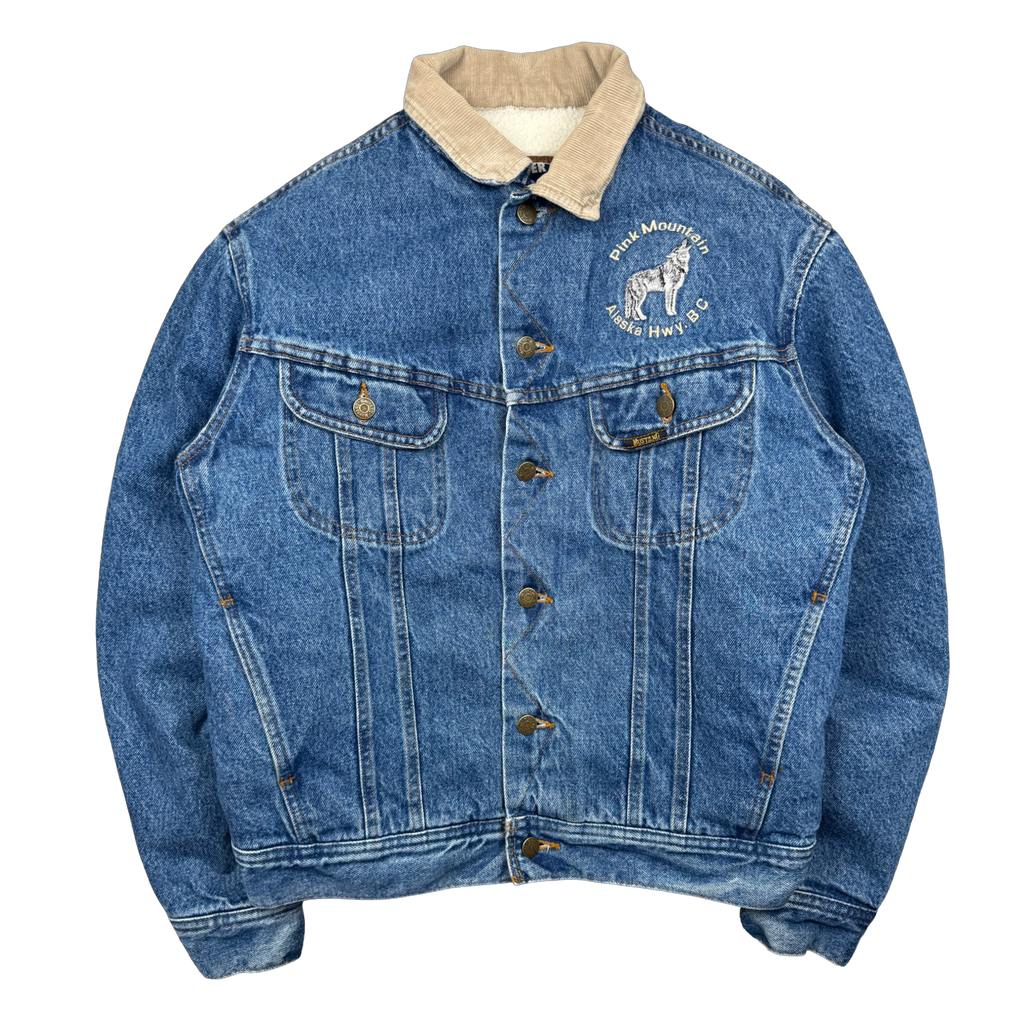 Vintage Mustang Stormrider Fleece Denim Jacket