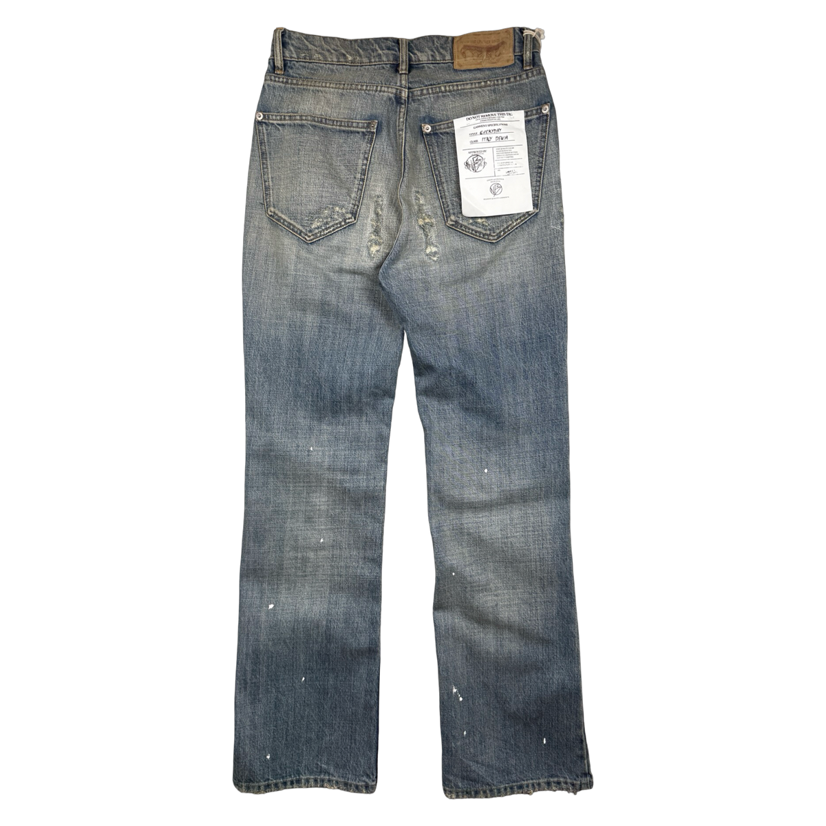 No Faith Studios Everyday Italy Distressed Denim Pants