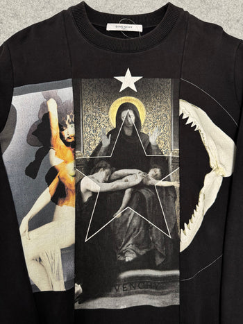 Givenchy Madonna Shark Sweatshirt Black (USED)