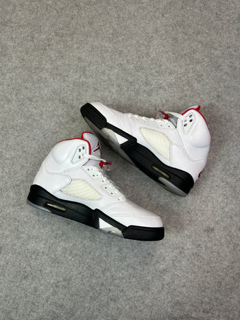 Air Jordan 5 Retro Fire Red Silver Tongue 2020 (USED)