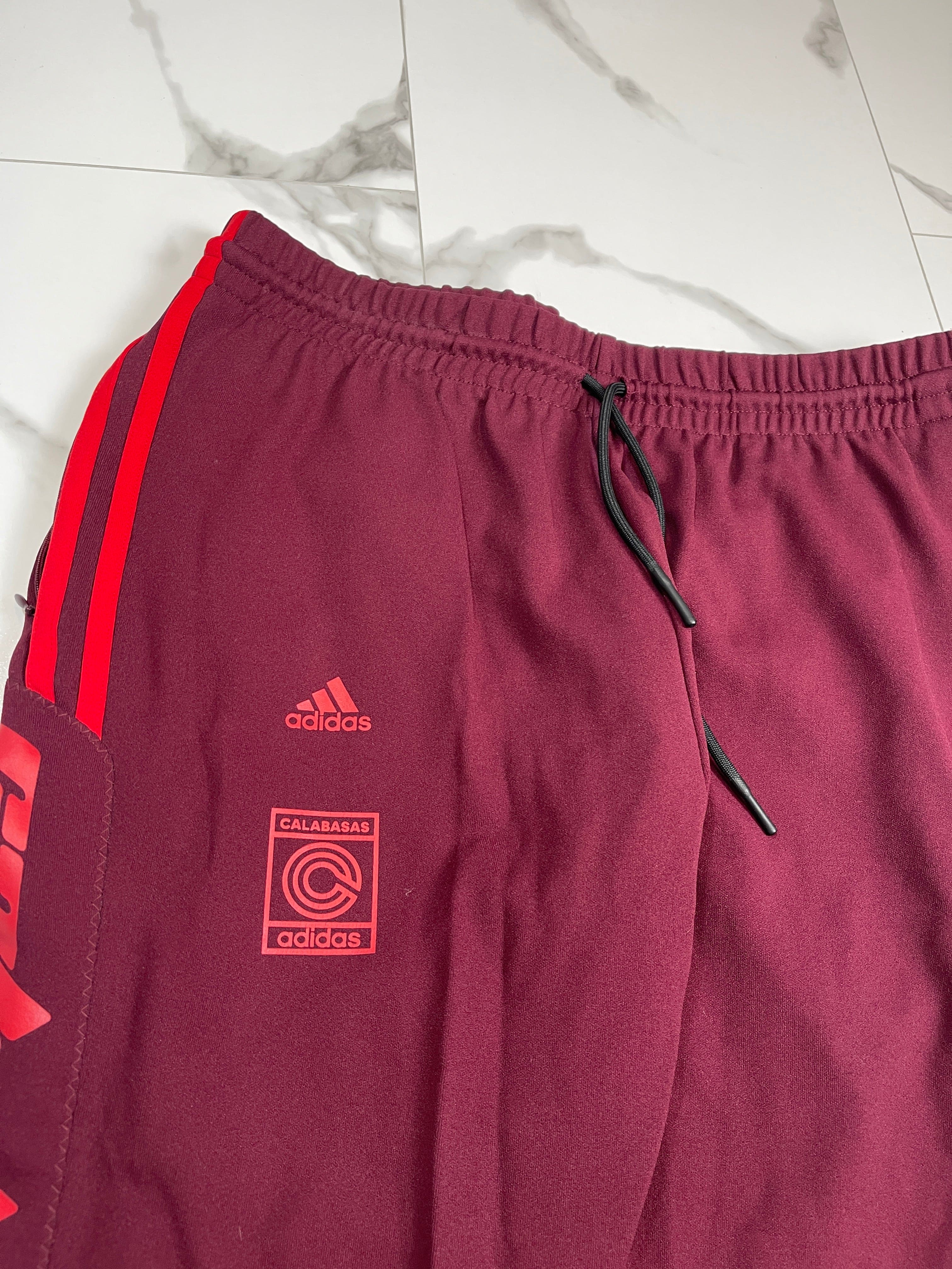Adidas Yeezy Calabasas Track Pants Maroon (USED)