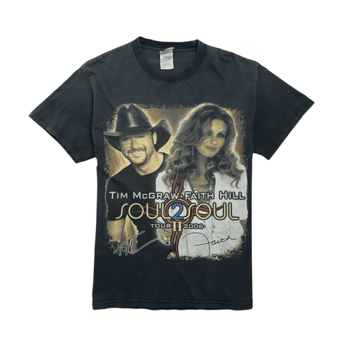 (M) Vintage Tim McGraw & Faith Hill Tour Tee Black | Vintage Clothing Store Canada