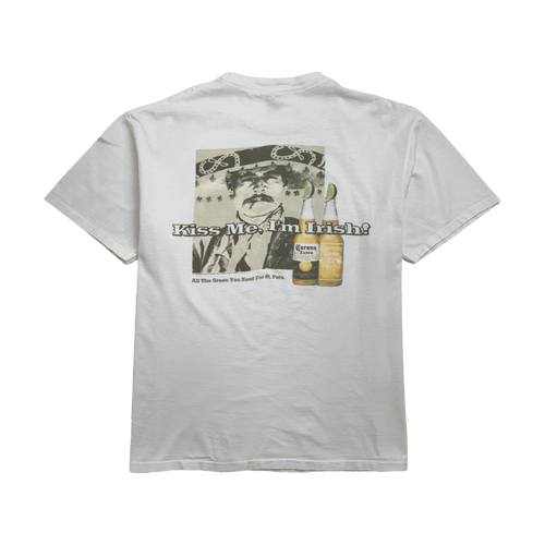 Vintage 90s Corona Extra St. Pats Tee White | Vintage Clothing Store Canada
