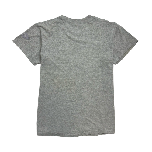 Vintage 90s Nike Abstract Wrapped Side Print Tee Grey | Vintage Clothing Store Canada