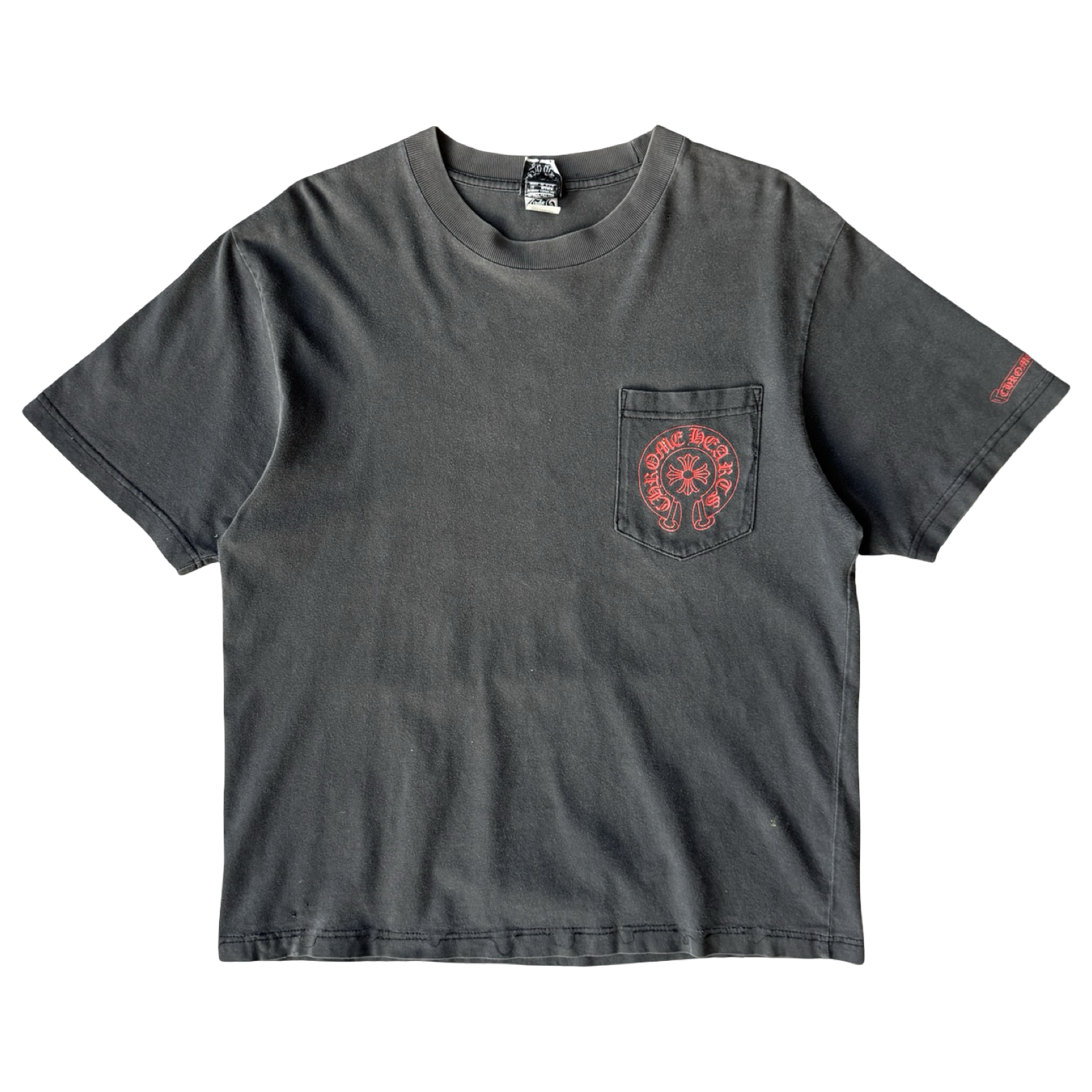 Vintage Faded Chrome Hearts Snowflake Horse shoe T-shirt Cropped