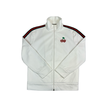 Women’s Gucci Cherry Zip Track Jacket White