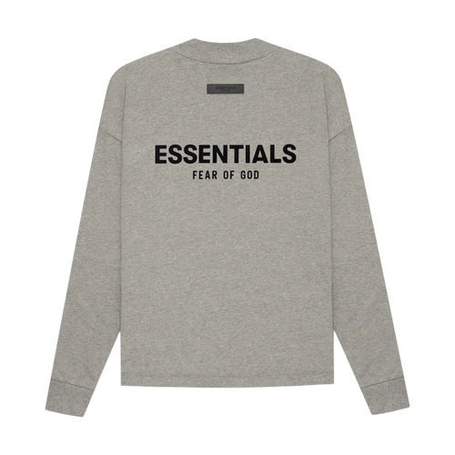 Fear of God Essentials L/S Tee SS22 Dark Oatmeal | Vintage Clothing Store Canada