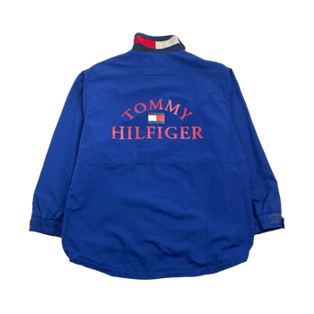 (L) Vintage Tommy Hilfiger Zip-Up Windbreaker Jacket