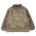 Vintage Carhartt Arctic Work Jacket Faded Brown