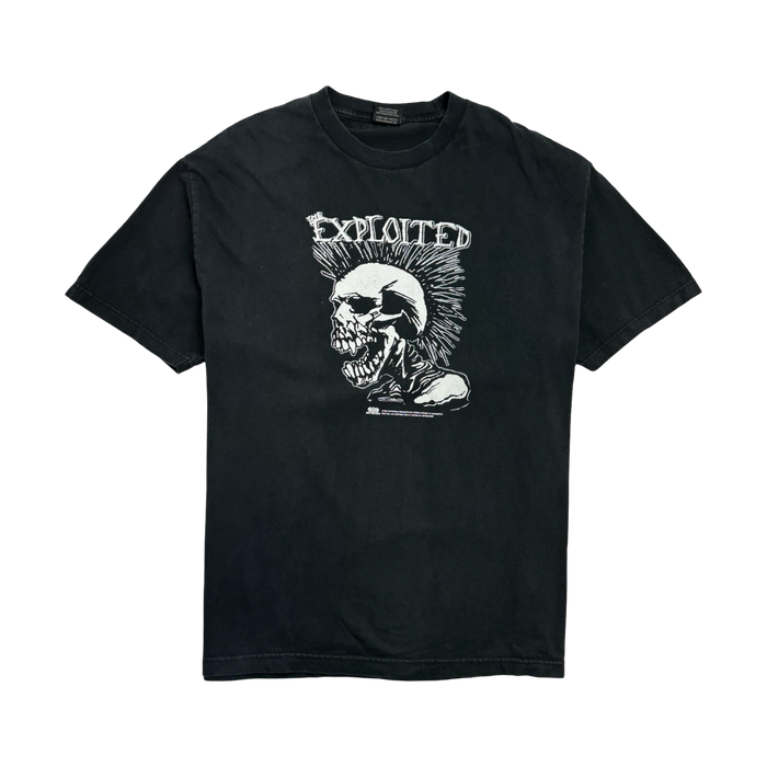 (L) Vintage '98 The Exploited Band Tee Black | Vitnage Clothing Store Canada