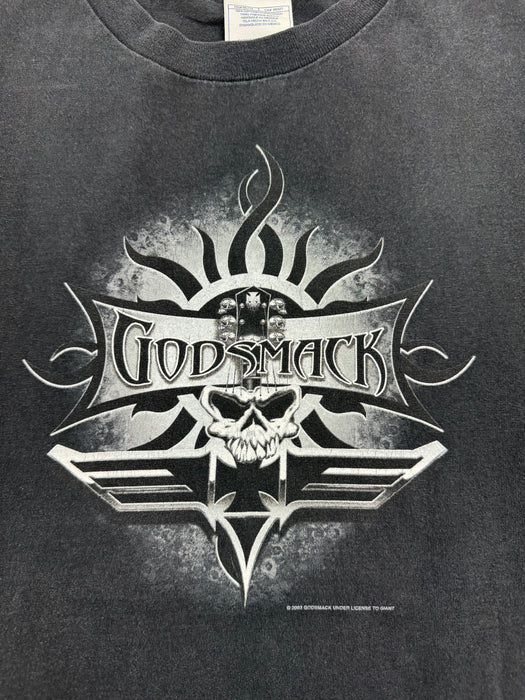 (L) Vintage '03 Godsmack Band Tour Tee | Vitnage Clothing Store Canada