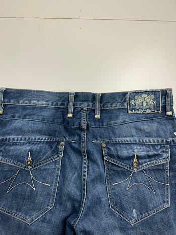 Vintage Y2k Parasuco Double Knee Denim Pants