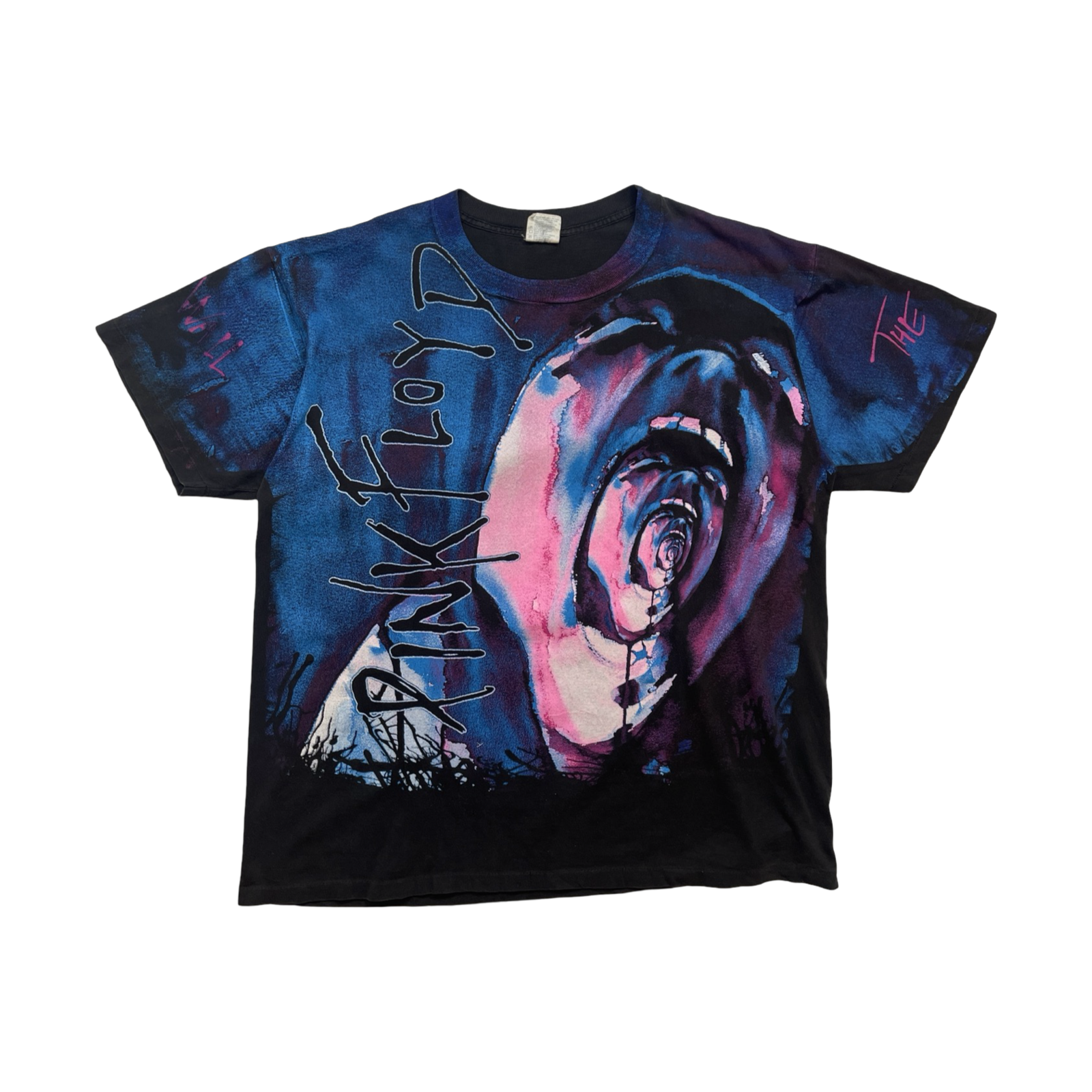 Vintage '94 Pink Floyd The Wall AOP Tee Black