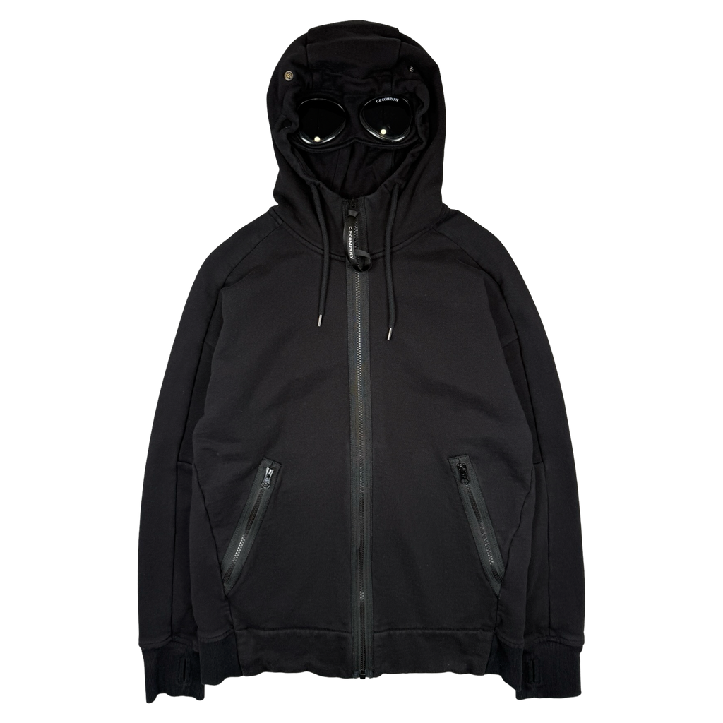 C.P. Company Goggle Zip Up Hoodie Black (USED)