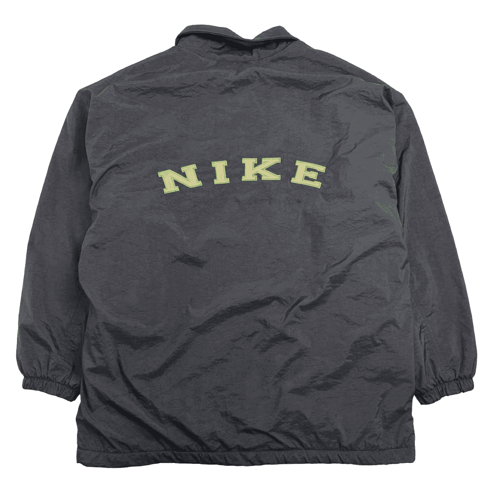 Vintage 90s Nike Fleece Lined Parka Jacket Black