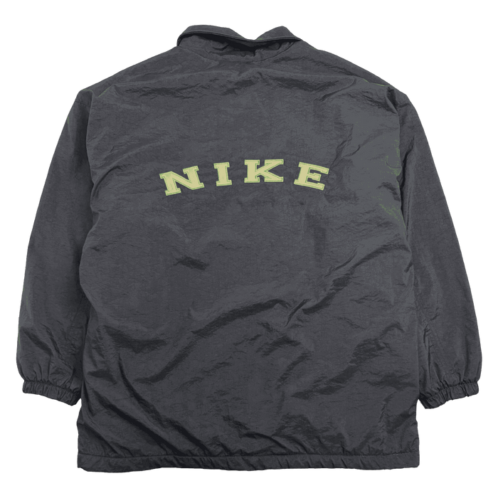 Vintage 90s Nike Fleece Lined Parka Jacket Black | Vitnage Clothing Store Canada