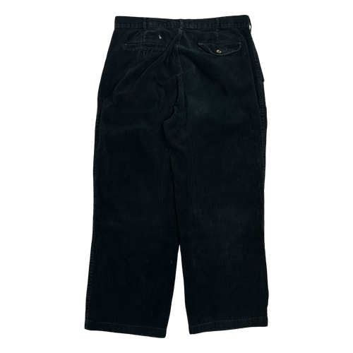 Vintage Pierre Balmain Corduroy Pants Black | Vintage Clothing Store Canada
