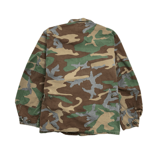 (M) Vintage Military Camo Button-Up | Vintage Clothing Store Canada