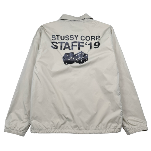 Stussy Staff '19 Nylon Coach Jacket (USED) | Vintage Clothing Store Canada