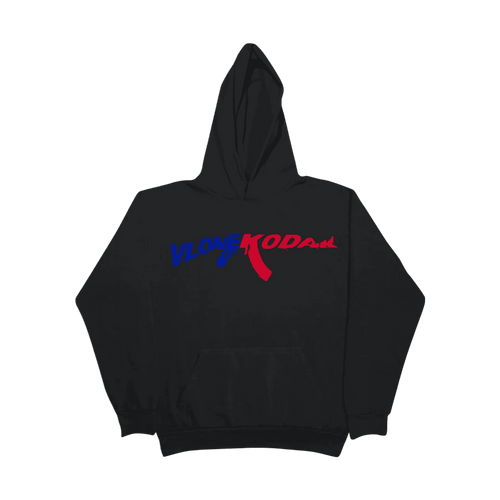 Vlone x Kodak Black AK 47 Hoodie Black | Vintage Clothing Store Canada