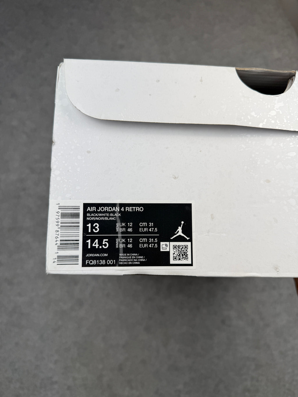 Air Jordan 4 Retro White Thunder (USED)