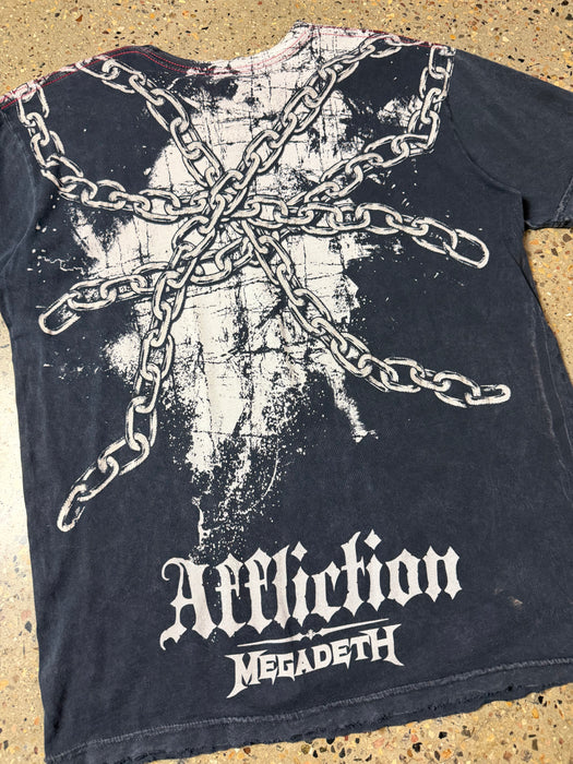 Y2K Affliction x Megadeath Tee Black | Vitnage Clothing Store Canada