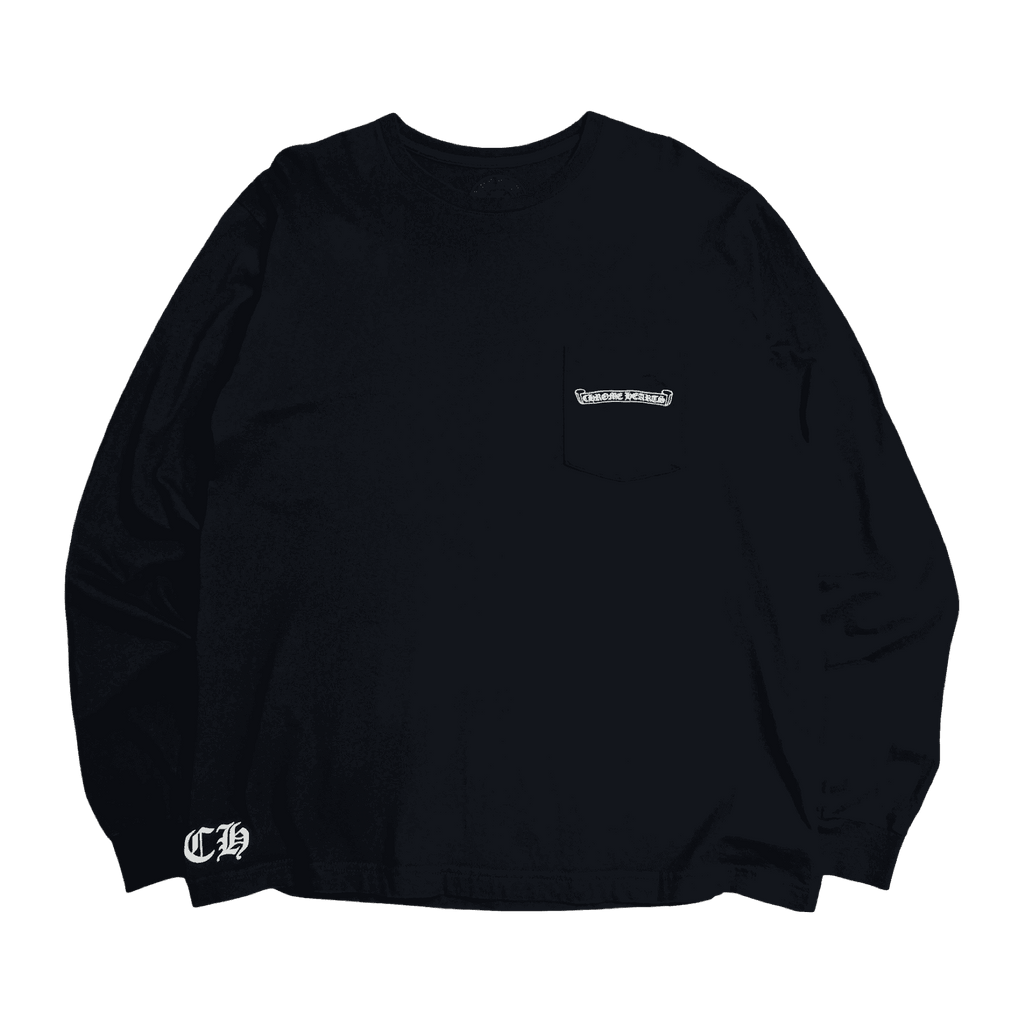 Chrome Hearts Floral Cross Staff L/S Tee Black