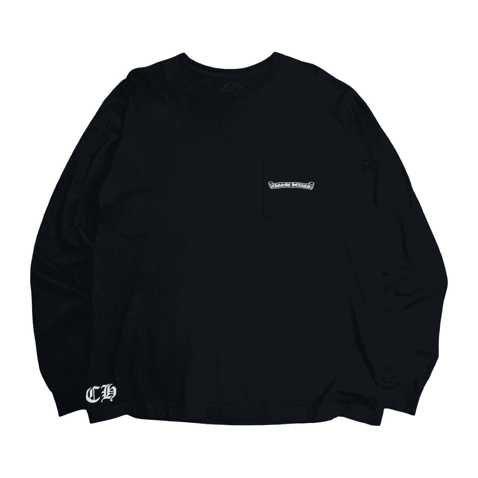 Chrome Hearts Floral Cross Staff L/S Tee Black