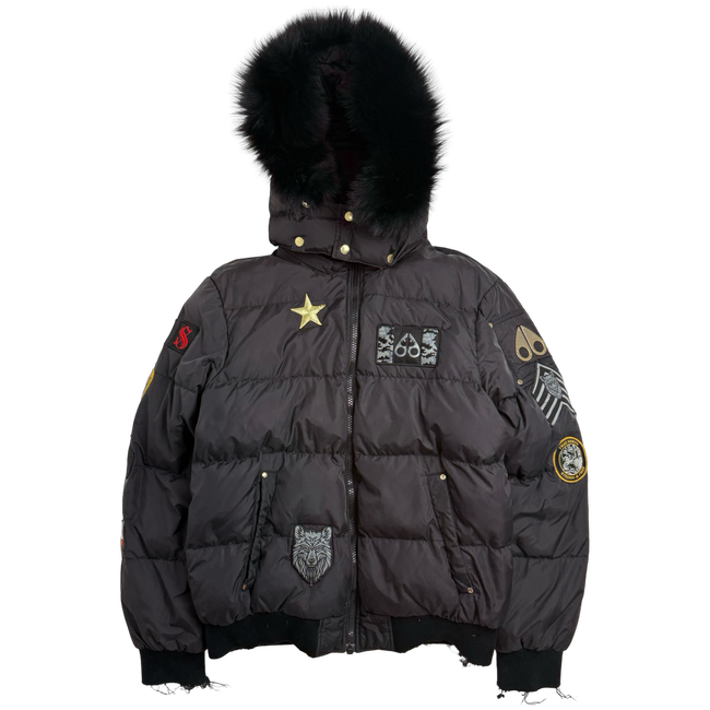 Moose Knuckles Patch Collington Bomber Jacket (USED)