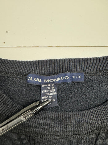 (XL) Vintage Club Monaco Sweatshirt Black