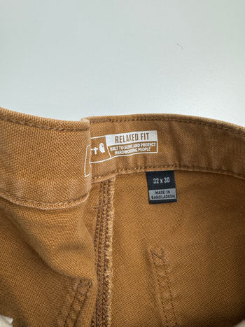 Vintage Carhartt Double Knee Pants Tan