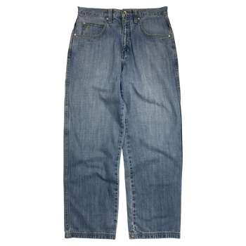 Rocawear Embroidered Logo Blue Denim Pants