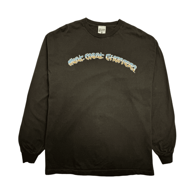 (L) Vintage West Coast Choppers Biker L/S Tee Black