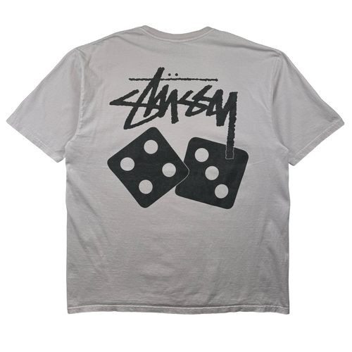 Stussy Dice Pigment Dyed Tee Blush Pink (USED)