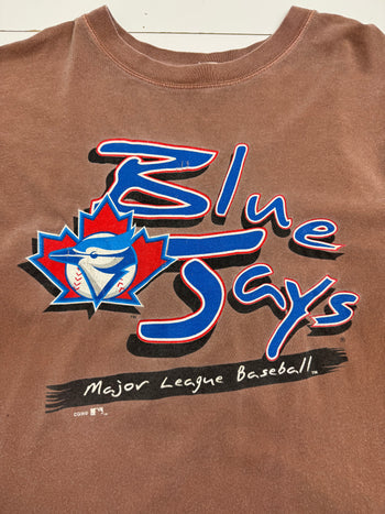 Vintage 90s MLB Toronto Blue Jays Tee Brown