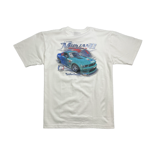 (M) Vintage Ford Mustang Vaughn Gitten Jr Tee White | Vintage Clothing Store Canada