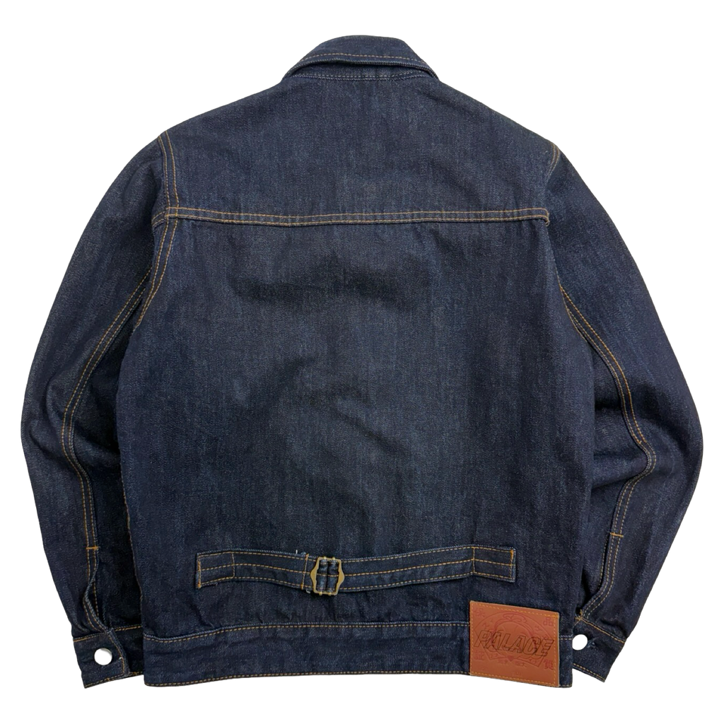 Palace x Evisu Classic Seagull Denim Jacket Indigo Raw (USED)