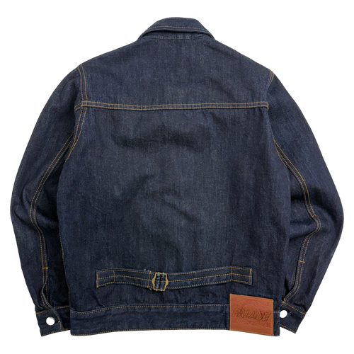Palace x Evisu Classic Seagull Denim Jacket Indigo Raw (USED) | Vintage Clothing Store Canada