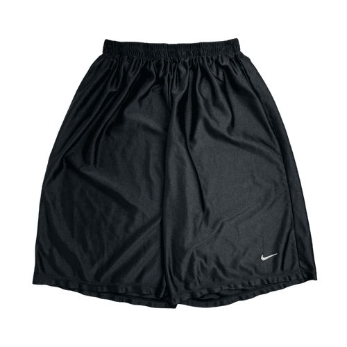 (S) Vintage Nike Satin Basketball Shorts Black | Vintage Clothing Store Canada