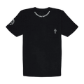 Chrome Hearts Neck Script Cross Pocket Tee Black
