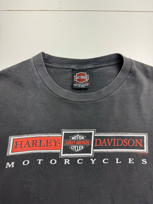 Vintage Charlottetown Harley Davidson Faded Tee Black | Vitnage Clothing Store Canada