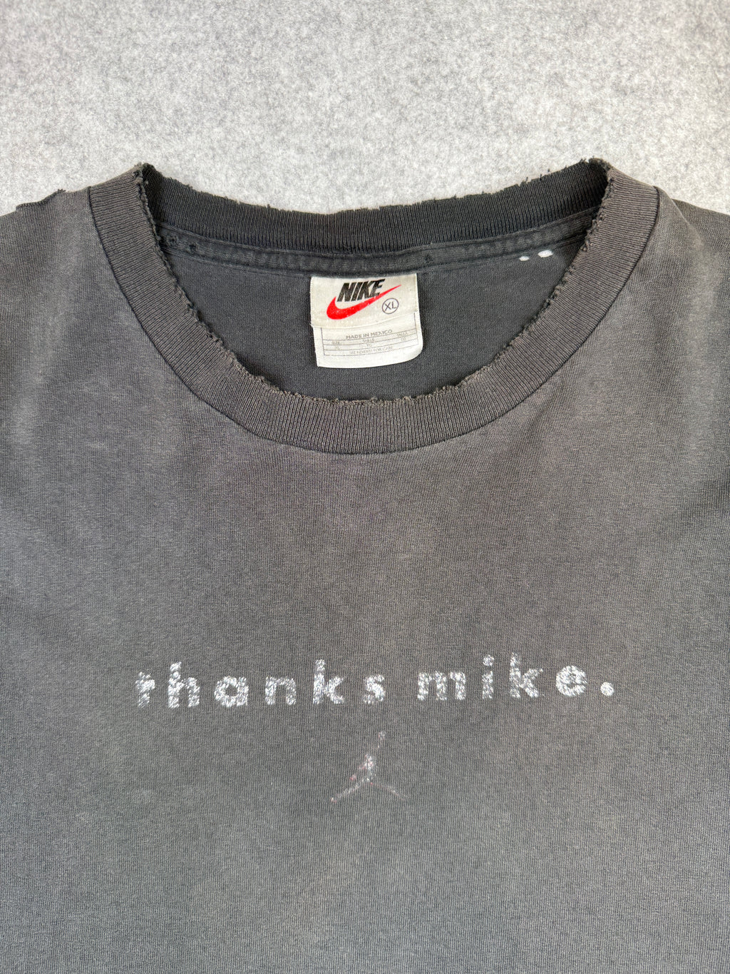 Vintage Nike Michael Jordan Thanks Mike Tee Black